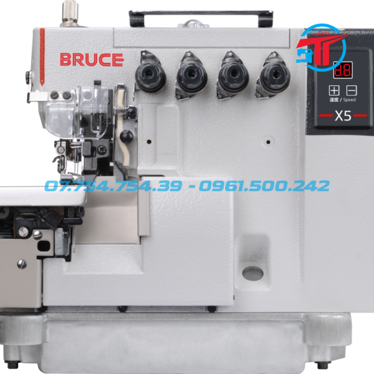 Máy vắt sổ 4 chỉ liền trục Bruce X5-4-M03/333